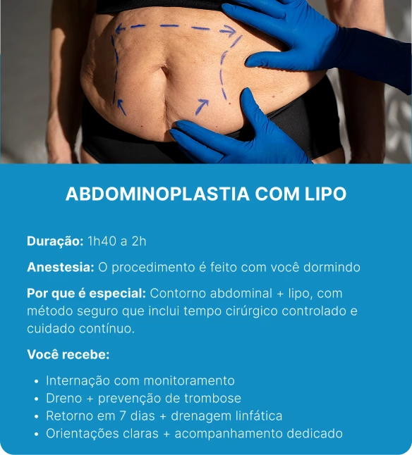 Abnoplastia com Lipo